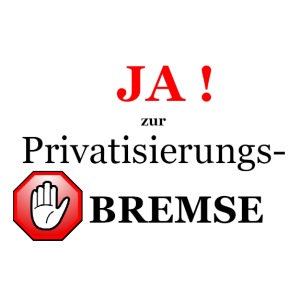 Bürgerbegehren für eine Privatisierungsbremse Leipzig 2013